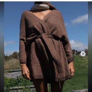 ISO Indigo Luna x Hitomi wrap cardigan